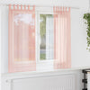 Vidaxl gordijnen voile met roedezakken 2 st roze