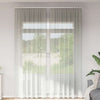 Vidaxl tende in voile con tasche per aste 2 pz grigio chiaro