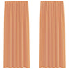 Tende in voile Vidaxl con tasche per aste 2 pz terracotta
