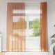Tende in voile Vidaxl con tasche per aste 2 pz terracotta