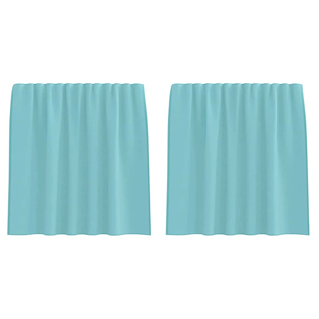 Vidaxl tende voile con tasche per aste 2 pz turchese