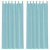 Vidaxl tende voile con tasche per aste 2 pz turchese