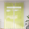 VidaXL tende in voile con bordo superiore 2 pezzi verde mela