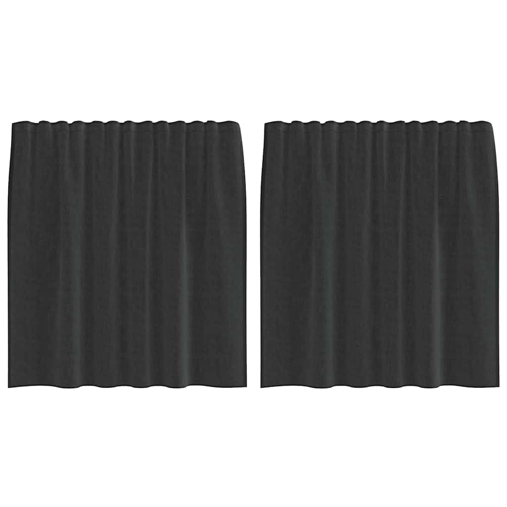 Tende Vidaxx in voile con linguetta superiore 2 pezzi nere