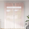 Tende Vidaxx voile con passanti 2 pz 140x260 cm rosa chiaro