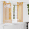 Vidaxx cortinas voile con trabillas 2 piezas 140x175 cm naranja