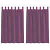 Vidaxl gordijnen met lussen 2 st 140x175 cm paars