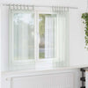 Vidaxx cortinas voile con trabillas 2 piezas 140x175 cm gris claro