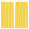 Tende Vidaxx in voile con passanti 2 pz 140x225 cm gialle