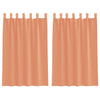 Tende Vidaxx voile con passanti 2 pezzi terracotta 140x175 cm