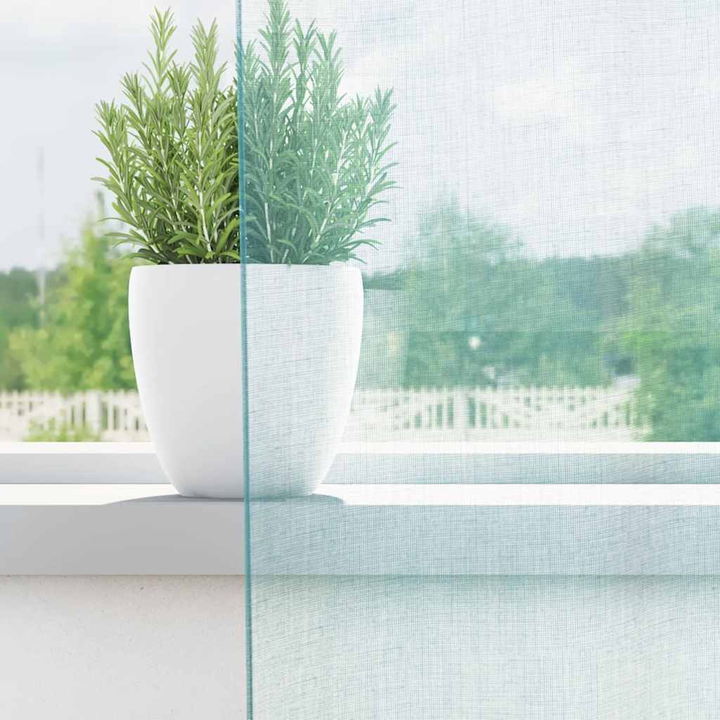 Vidaxx cortinas voile con trabillas 2 piezas 140x175 cm turquesa