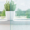 Vidaxx cortinas voile con trabillas 2 piezas 140x245 cm turquesa