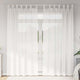 Tende Vidaxx con passanti 2 pezzi 140x245 cm bianche
