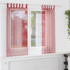 Vidaxx cortinas voile con trabillas 2 piezas 140x175 cm rojo vino