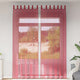 Vidaxl gordijnen met lussen 2 st 140x260 cm wijnrood