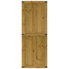 Vidaxl schuifdeur corona 80x210 cm massief grenenhout