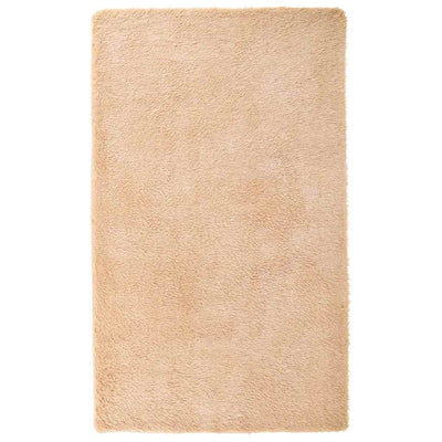 Vidaxx alfombra de pelo largo navarra 60x100 cm poliéster beige