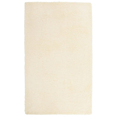 Vidaxx alfombra de pelo largo navarra 60x100 cm poliéster color crema
