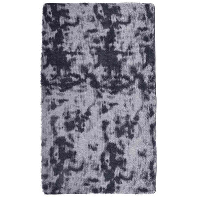 Vidaxx alfombra de pelo largo navarra 60x100 cm poliéster gris oscuro