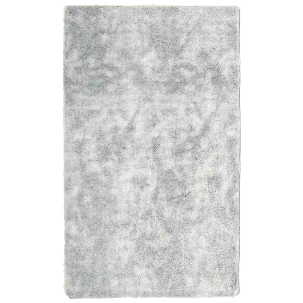 Vidaxx tappeto a pelo lungo navarra 60x100 cm poliestere grigio argento