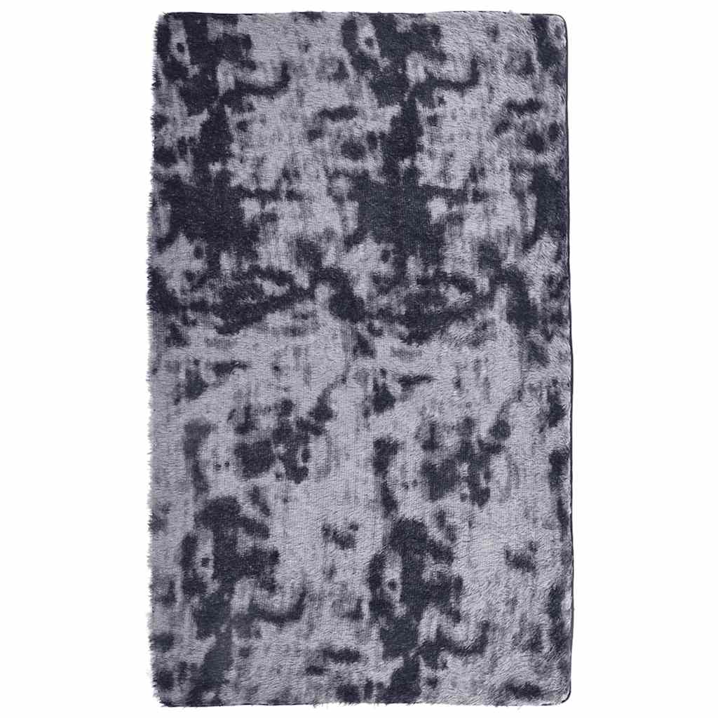 Vidaxx alfombra de pelo largo navarra 80x150 cm poliéster gris oscuro