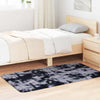 Vidaxx alfombra de pelo largo navarra 80x150 cm poliéster gris oscuro