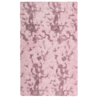 Vidaxx alfombra de pelo largo navarra 80x150 cm poliéster rosa polvoriento