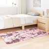 Vidaxx alfombra de pelo largo navarra 80x150 cm poliéster rosa polvoriento
