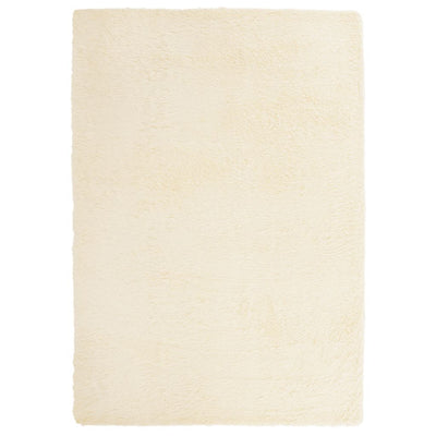 Vidaxx tappeto a pelo lungo navarra 120x170 cm poliestere color crema