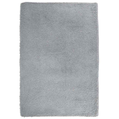 Vidaxx tappeto a pelo lungo navarra 120x170 cm poliestere grigio chiaro