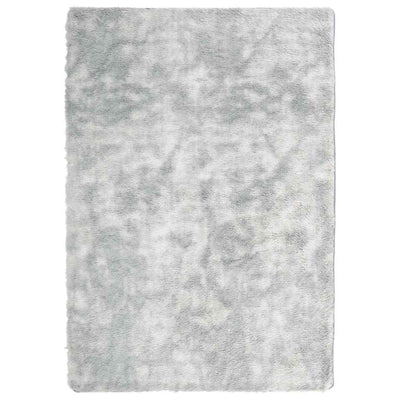 Vidaxx tappeto a pelo lungo navarra 120x170 cm poliestere grigio argento