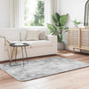 Vidaxl hoogpolig vloerkleed navarra 120x170 cm polyester zilvergrijs