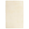 Vidaxl hoogpolig vloerkleed navarra 130x200 cm polyester crèmekleurig
