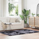 Vidaxl hoogpolig vloerkleed navarra 130x200 cm polyester donkergrijs
