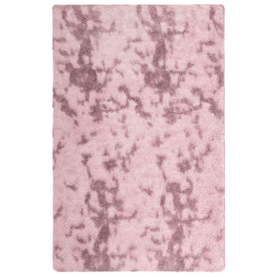 Vidaxx tappeto a pelo lungo navarra 130x200 cm poliestere rosa antico
