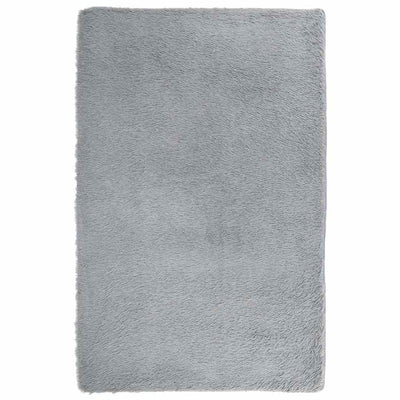 Vidaxx tappeto a pelo lungo navarra 130x200 cm poliestere grigio chiaro