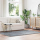 Vidaxl hoogpolig vloerkleed navarra 130x200 cm polyester lichtgrijs