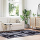 Vidaxl hoogpolig vloerkleed navarra 160x230 cm polyester donkergrijs