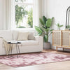 Vidaxl hoogpolig vloerkleed navarra 160x230 cm polyester stoffig roze