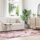 Vidaxl hoogpolig vloerkleed navarra 160x230 cm polyester stoffig roze