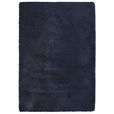 Tappeto Vidaxx a pelo lungo navarra 160x230 cm poliestere blu navy