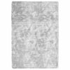 Vidaxl hoogpolig vloerkleed navarra 160x230 cm polyester zilvergrijs