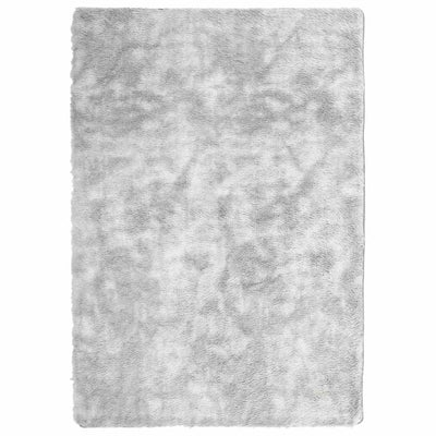 Vidaxx tappeto a pelo lungo navarra 160x230 cm poliestere grigio argento