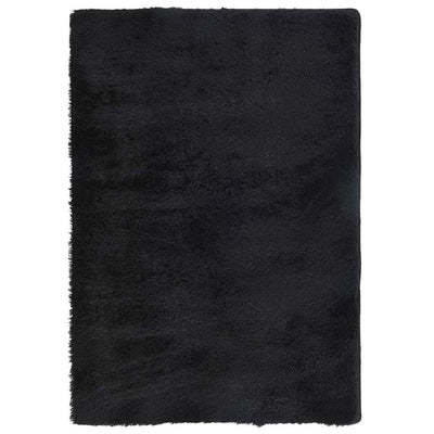 Vidaxl hoogpolig vloerkleed navarra 200x290 cm polyester zwart