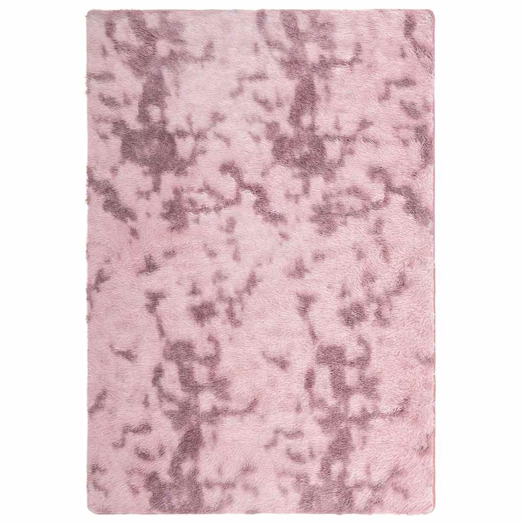 Vidaxx alfombra de pelo largo navarra 200x290 cm poliéster rosa polvoriento