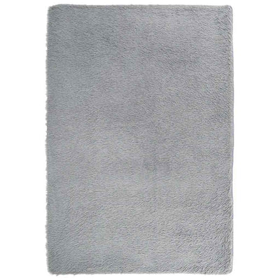 Vidaxl hoogpolig vloerkleed navarra 200x290 cm polyester lichtgrijs