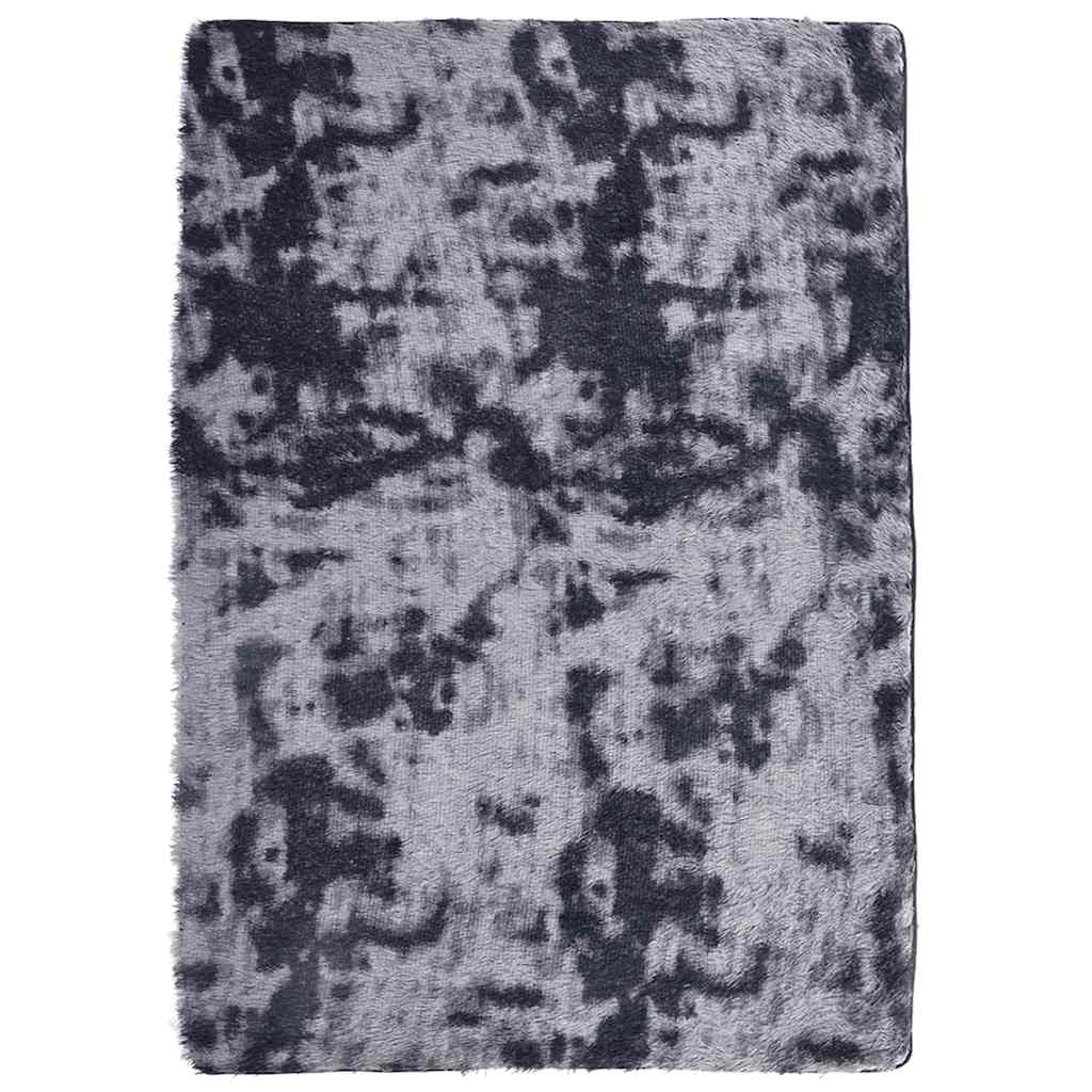 Vidaxx alfombra de pelo largo navarra 240x340 cm poliéster gris oscuro