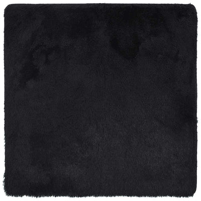 Vidaxx tappeto a pelo lungo navarra 120x120 cm poliestere nero