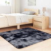 Vidaxl hoogpolig vloerkleed navarra 120x120 cm polyester donkergrijs