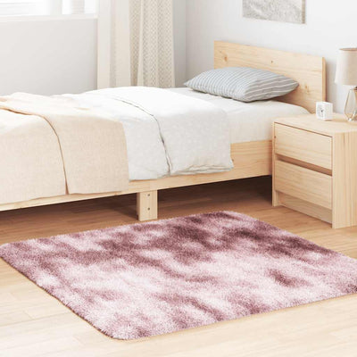 Vidaxx tappeto a pelo lungo navarra 120x120 cm poliestere rosa antico
